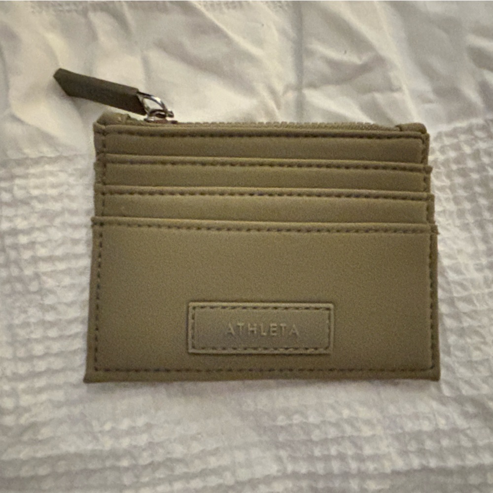 Athleta Sage Green Card Wallet